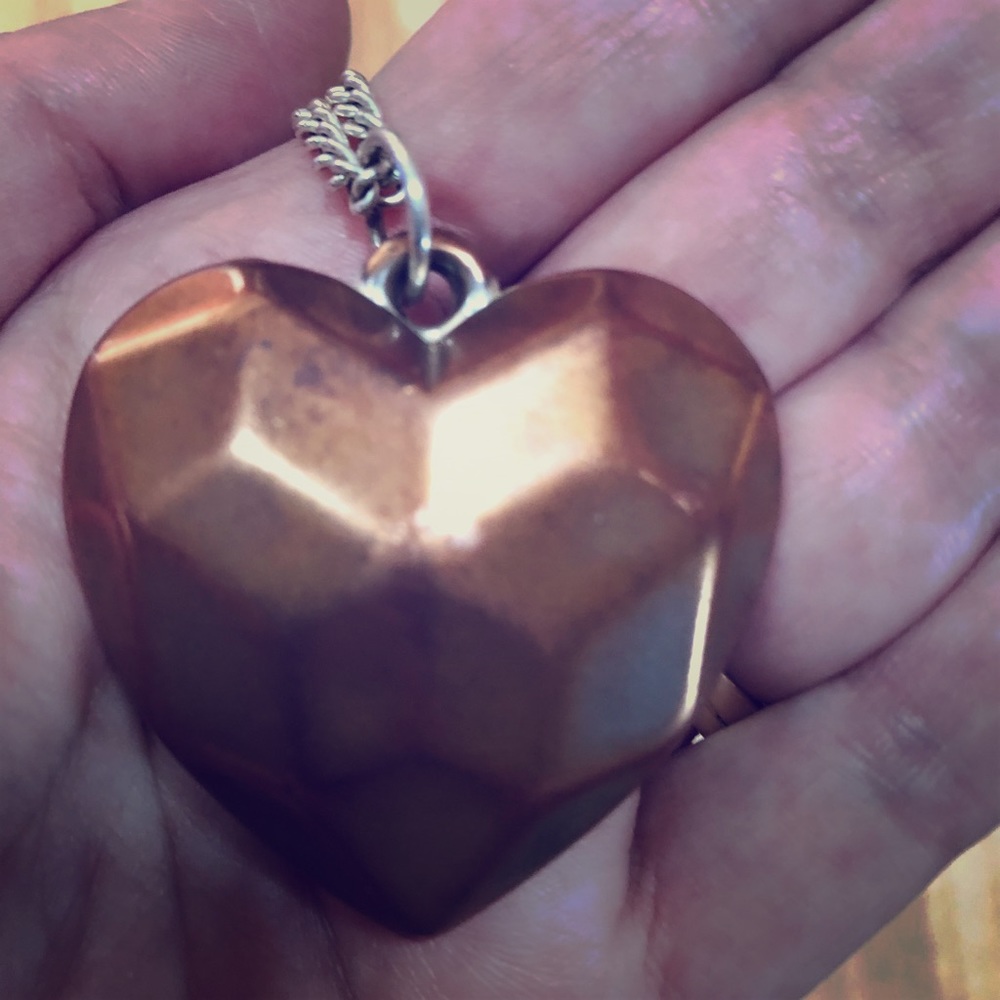 🐞🐞Cute Copper-Look Heart Necklace!🐞🐞